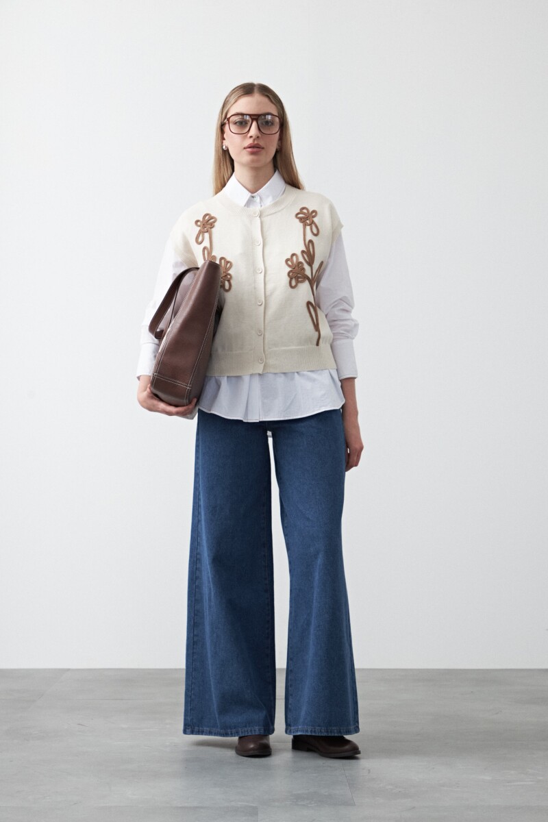 CHALECO NICOLASA Crudo