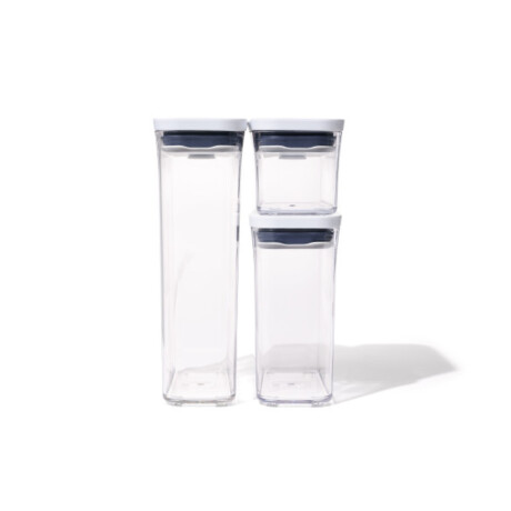Juego de recipientes OXO Rectangulares 3 Piezas