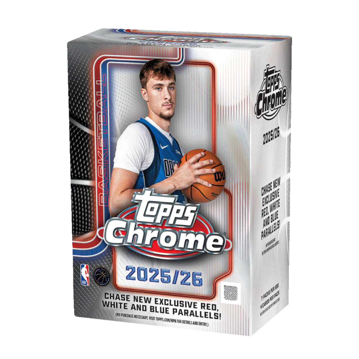 Topps Chrome NBA 2025/26 Blaster Box - 28 tarjetas 