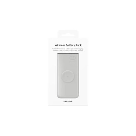 Wireless Charging Samsung 10,000 Mah EB-U2510XUEGWW - Beige Wireless Charging Samsung 10,000 Mah EB-U2510XUEGWW - Beige