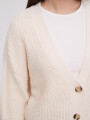 Cardigan Ahualoa Crudo / Natural