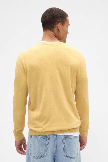 Buzo Algodón Cuello Redondo Hombre French Almond