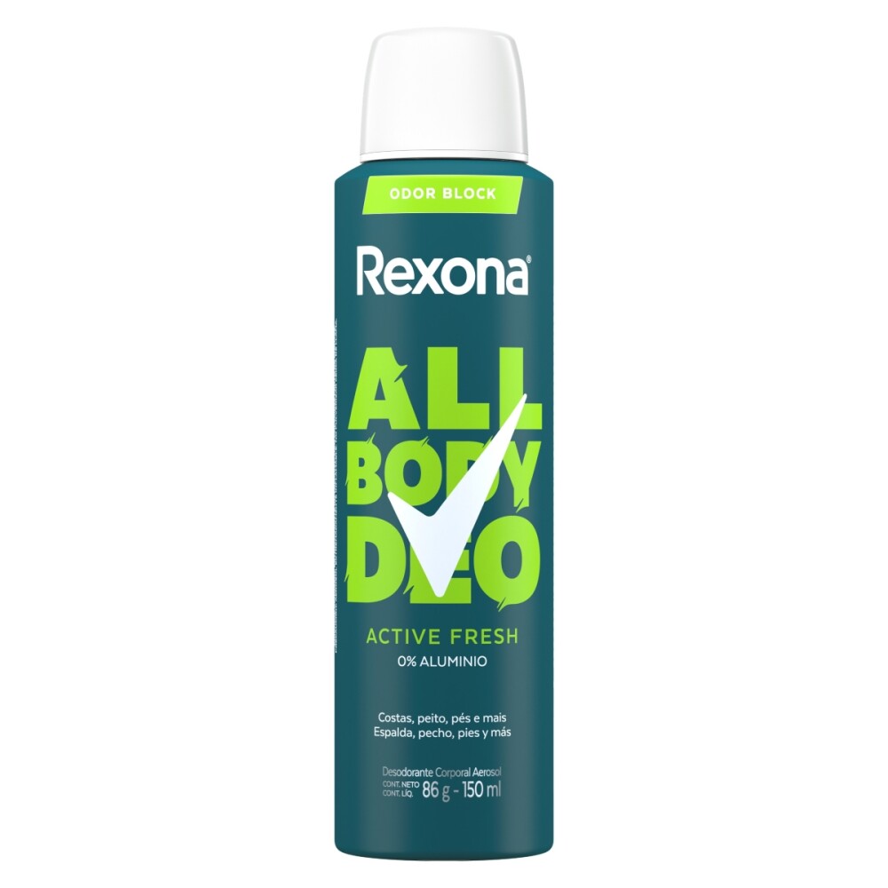 REXONA M AOB DEO AERO ACTIVE X 150ML única