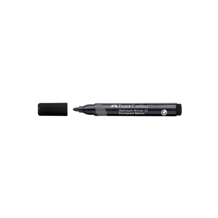 MARCADOR PERMANENTE FABER CASTELL NEGRO NEGRO