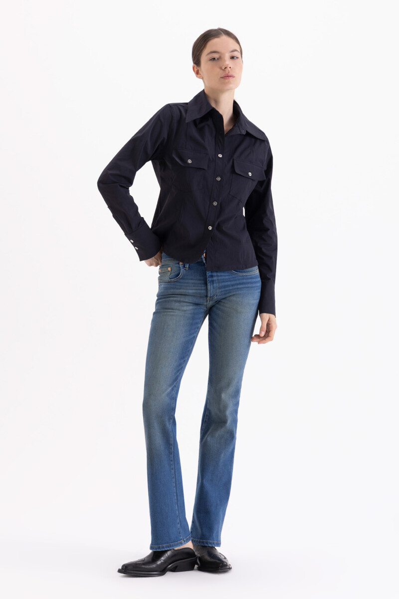 CAMISA KIM Negro