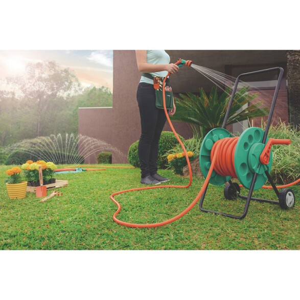 Manguera superflex naranja 1/2” (por metro) -TRAMONTINA TN1730