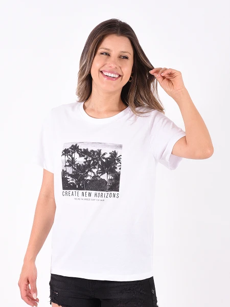 REMERA FEELING THE BREEZE BLANCO