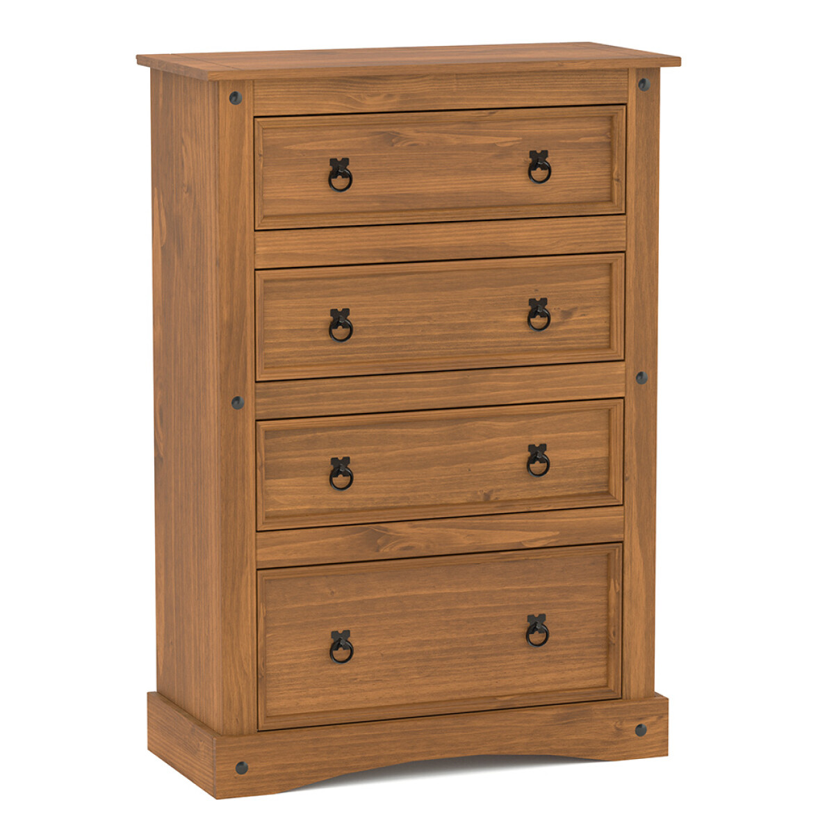 Cómoda 4 Cajones Línea Naturale - Roble 