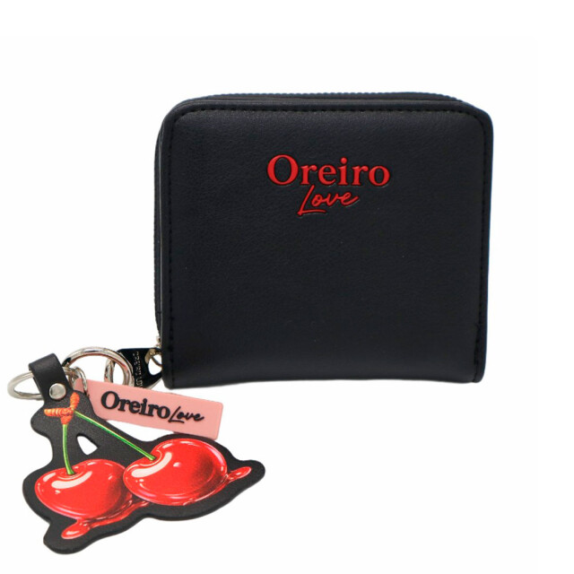 Billetera Las Oreiro Love Negro