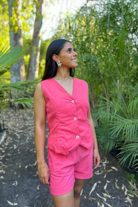 Chaleco Camará Fucsia
