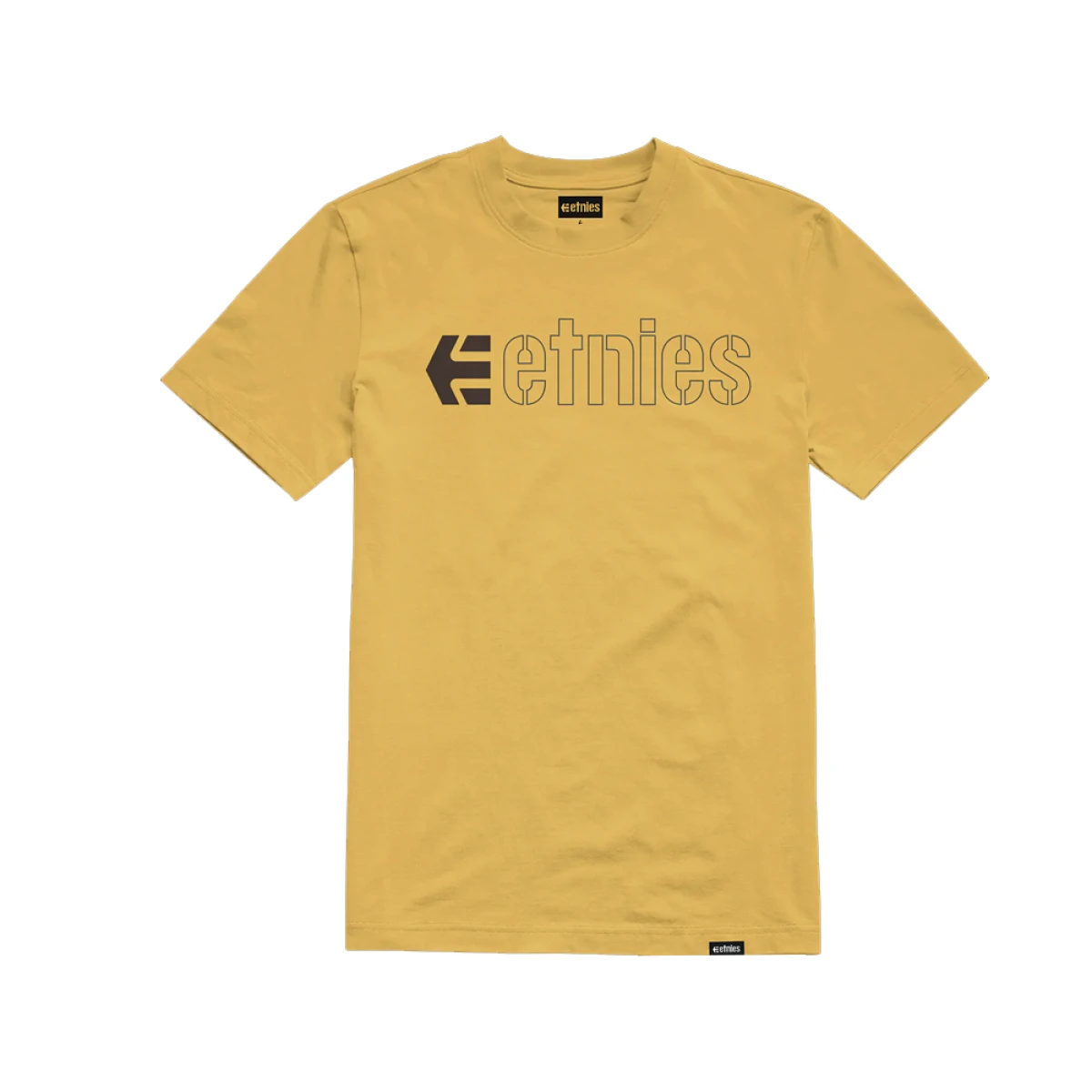 REMERA etnies ECORP TEE - Yellow 