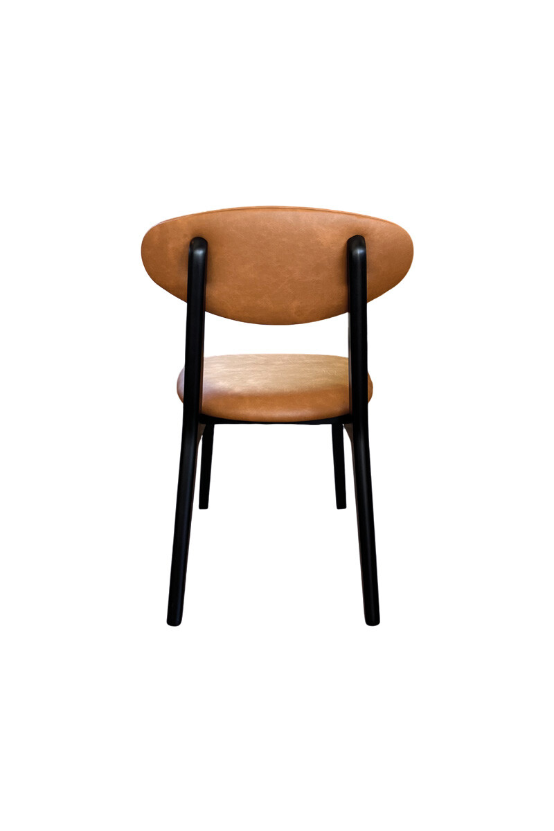 COMPASS SILLA COMPASS MADERA NEGRA TELA 2049 49,5X58X82,5H