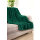 Manta Frazada Polar Suave Invierno 1 plazas Abrigada Verde