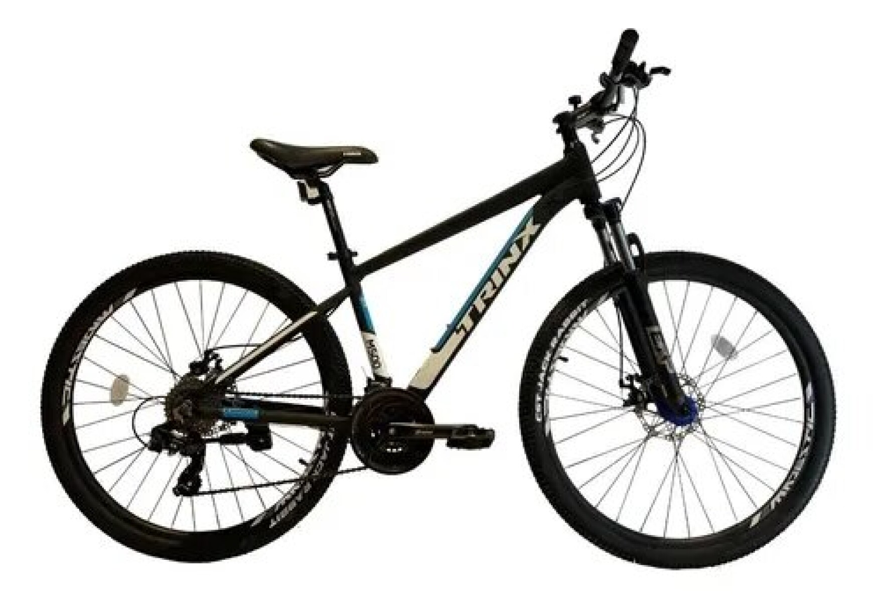 BICICLETA TRINX M500ELITE - NEGRO/BLANCO/AZUL - Bicicleta Trinx M500elite - Negro/blanco/azul 
