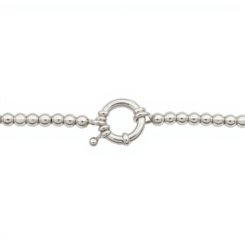 Cadena eslabón Bolas - Plata 925 - Sin Piedra - CD3268 sinpiedra