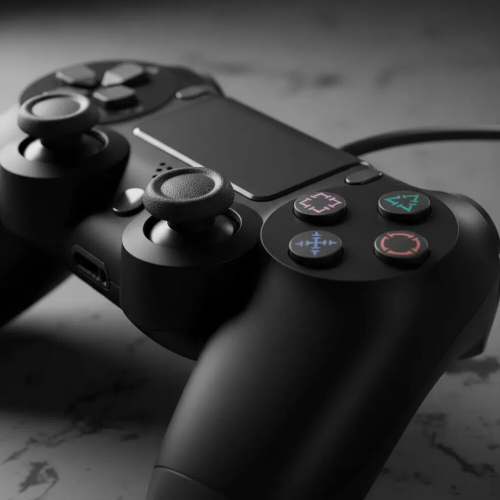 Joystick con cable genérico compatible con Ps4 y pc. Joystick con cable genérico compatible con Ps4 y pc.