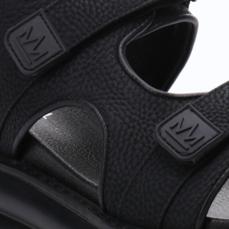 Sandalias de Mujer Miss Carol MANAROLA con tiras con velcro Negro