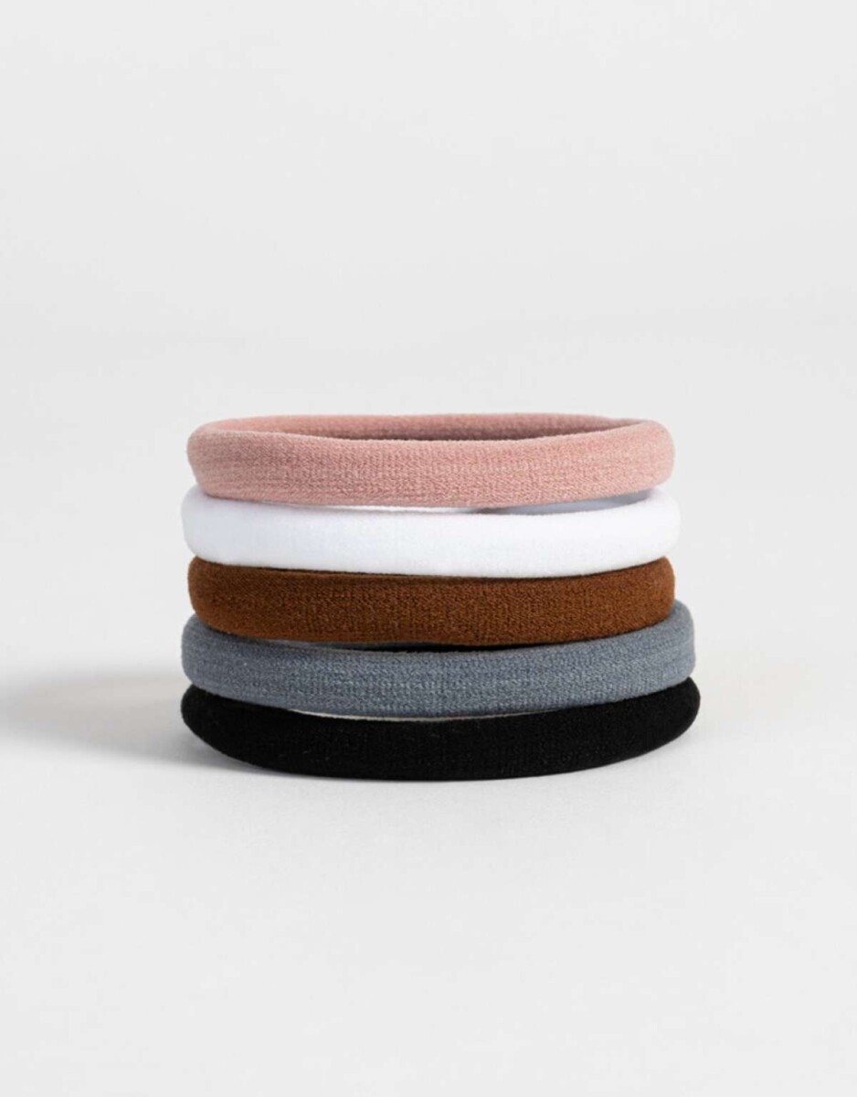 Set De Gomitas Elásticas - Combinacion Multicolor 