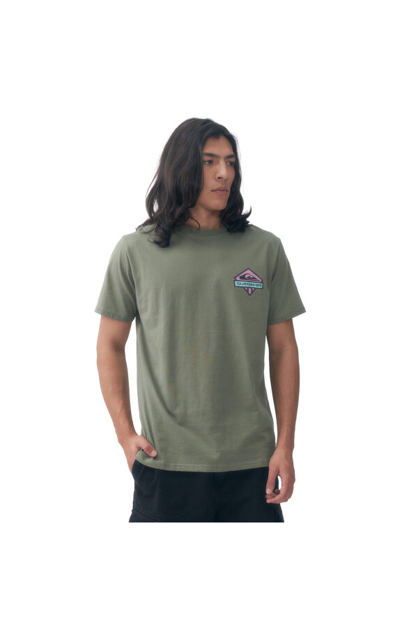 Quiksilver Remera CRYSTAL JET Hombre - Verde Verde