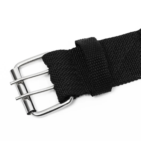 Collar Hebilla Nylon Perros Raza Grande 65 cm Ajustable Variante Color Negro