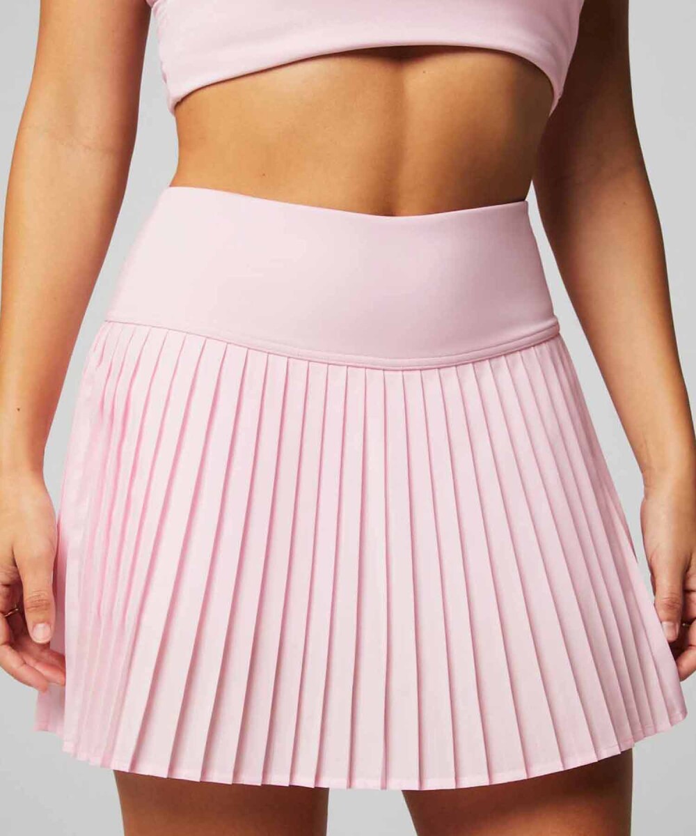 Falda Con Malla Hot Shot Pleated Skirt Classic Mini Mujer - Soft Pink 