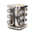 Especiero Giratorio 12 Frascos Vidrio Para Condimentos Cocina Acero Inoxidable Imback Especiero Giratorio 12 Frascos Vidrio Para Condimentos Cocina Acero Inoxidable Imback
