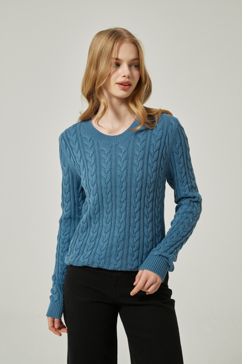 Sweater Teogonorio - Azul Piedra 