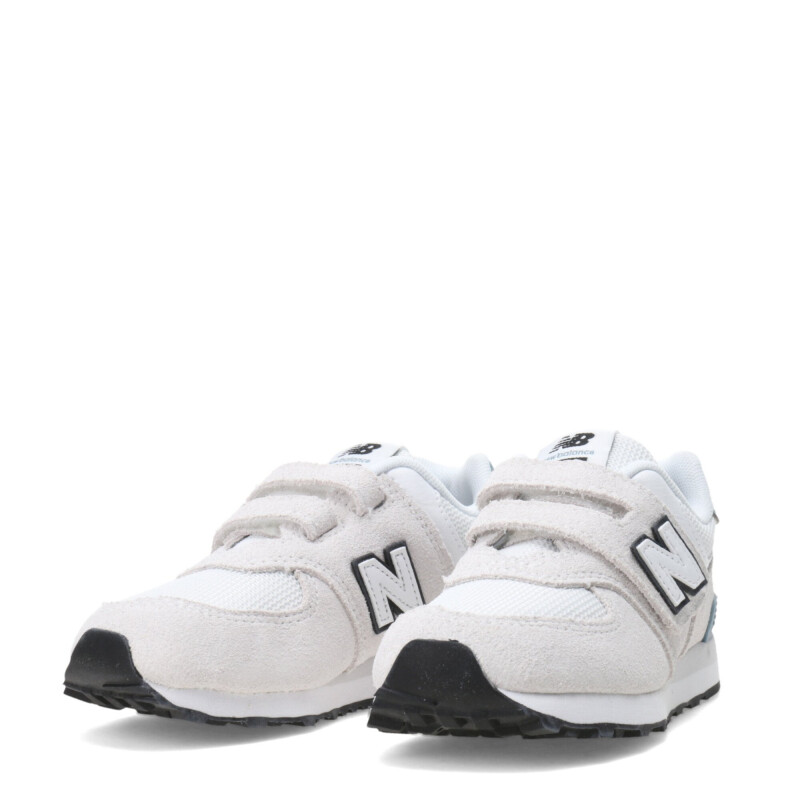 Championes de Niños New Balance P574 Velcro Gris - Blanco