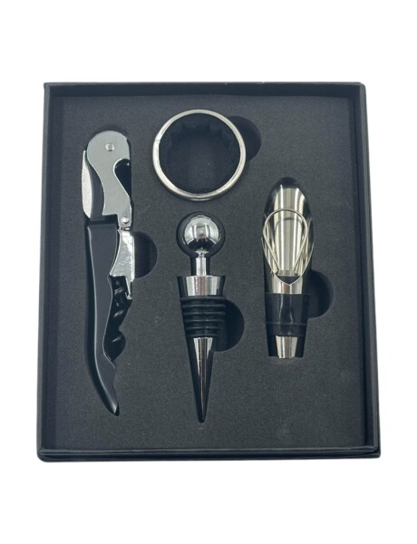 SET DE ACCESORIOS PARA VINO 4PIEZAS SET DE ACCESORIOS PARA VINO 4PIEZAS