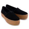Alpargatas Black Suede Wm Valcia Esp Mujer Black