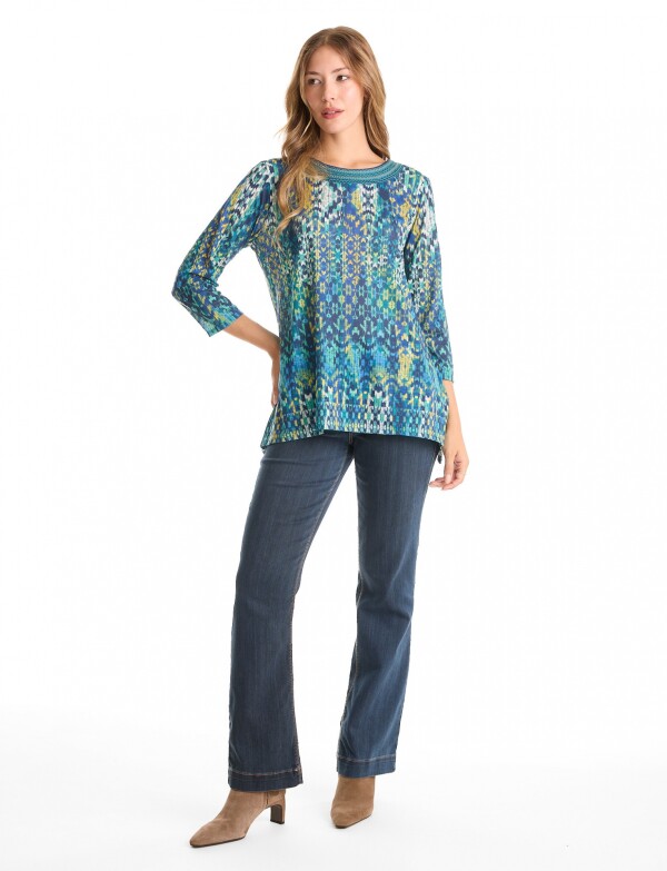 Blusa Print MULTI/VERDE