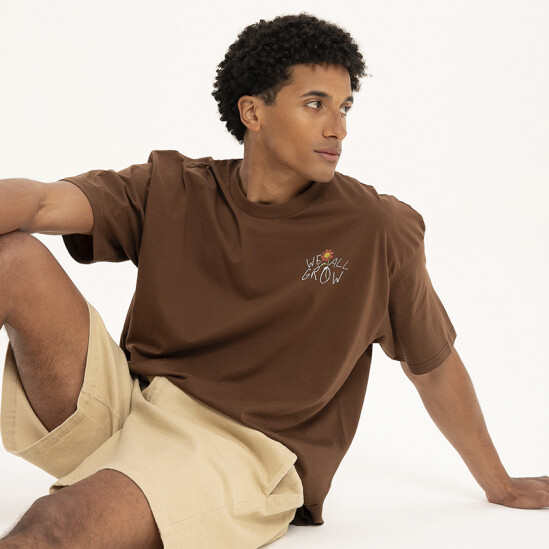 Remera Pulau Lunita Marrón