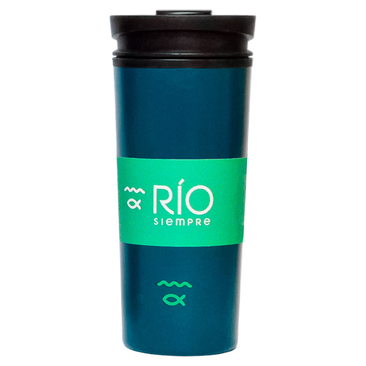 Mug Jarra Río 450ML - VERDE-OSCURO 