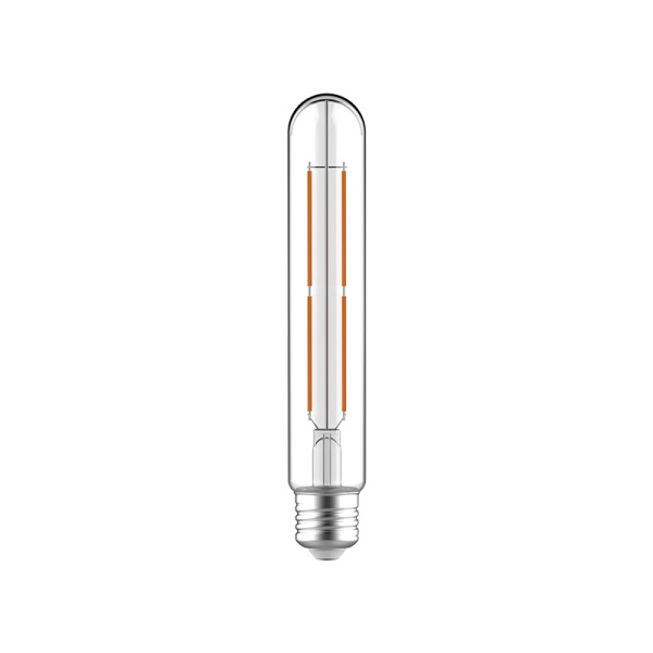 Lámpara LED vintage tubo transp. E27 7W cálida dim ILU04609