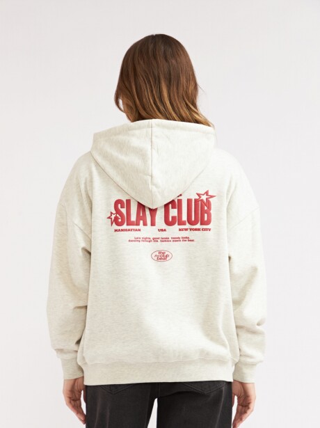 CAMPERA SLAY CLUB GRIS MELANGE