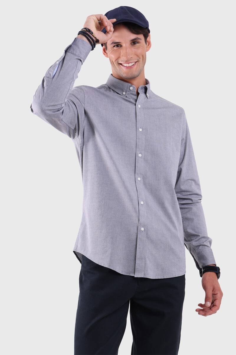 CAMISA ARROW ML OXFORD GRIS