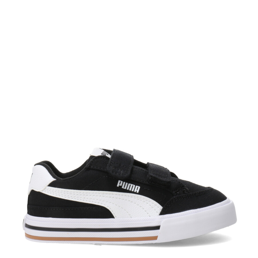 Championes de Niños Puma Court Classic Vulc FS Negro - Blanco