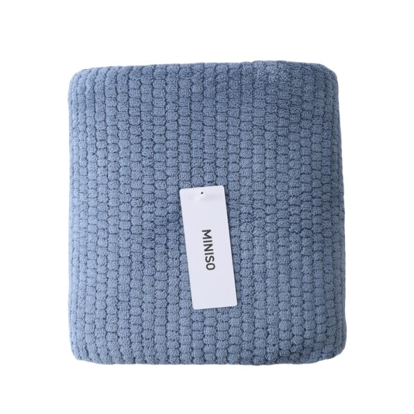 Toalla de baño azul