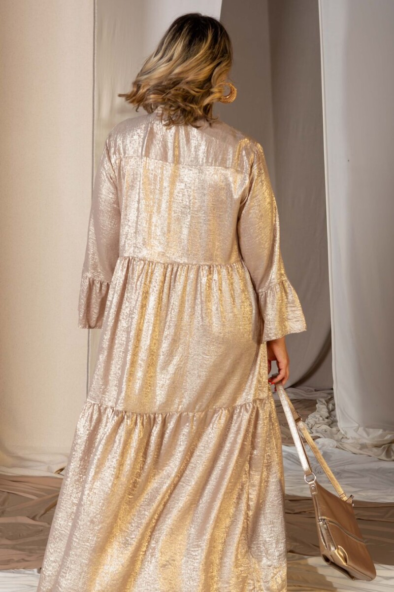 Vestido Resplendor Dorado