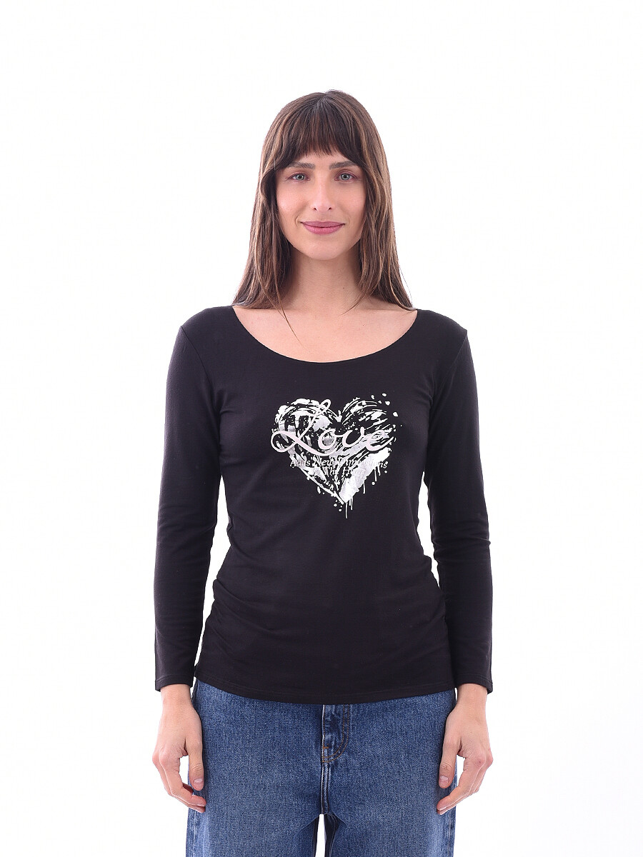 REMERA NEW YORK - NEGRO 