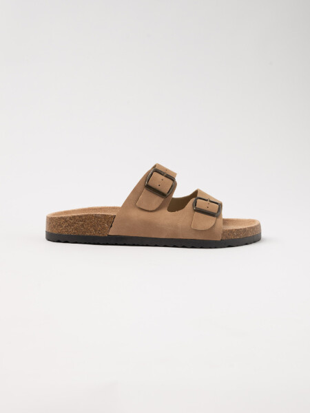 Sandalias Hebillas Beige