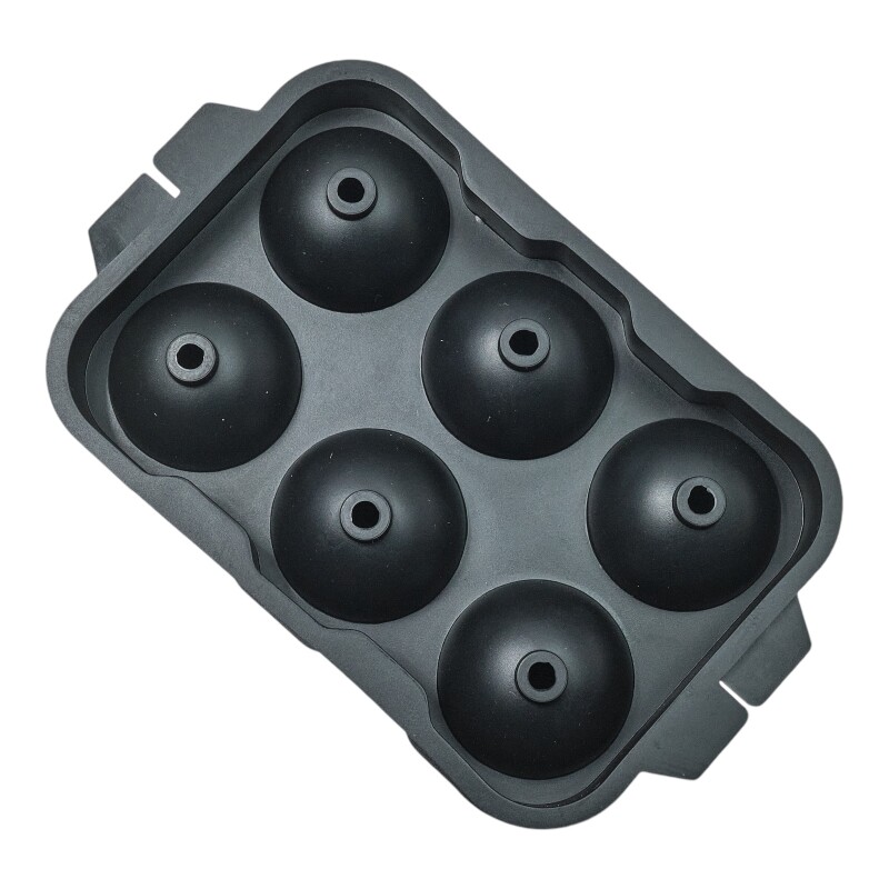 Hielera Cubetera para esfera bola de hielo Whisky Negro