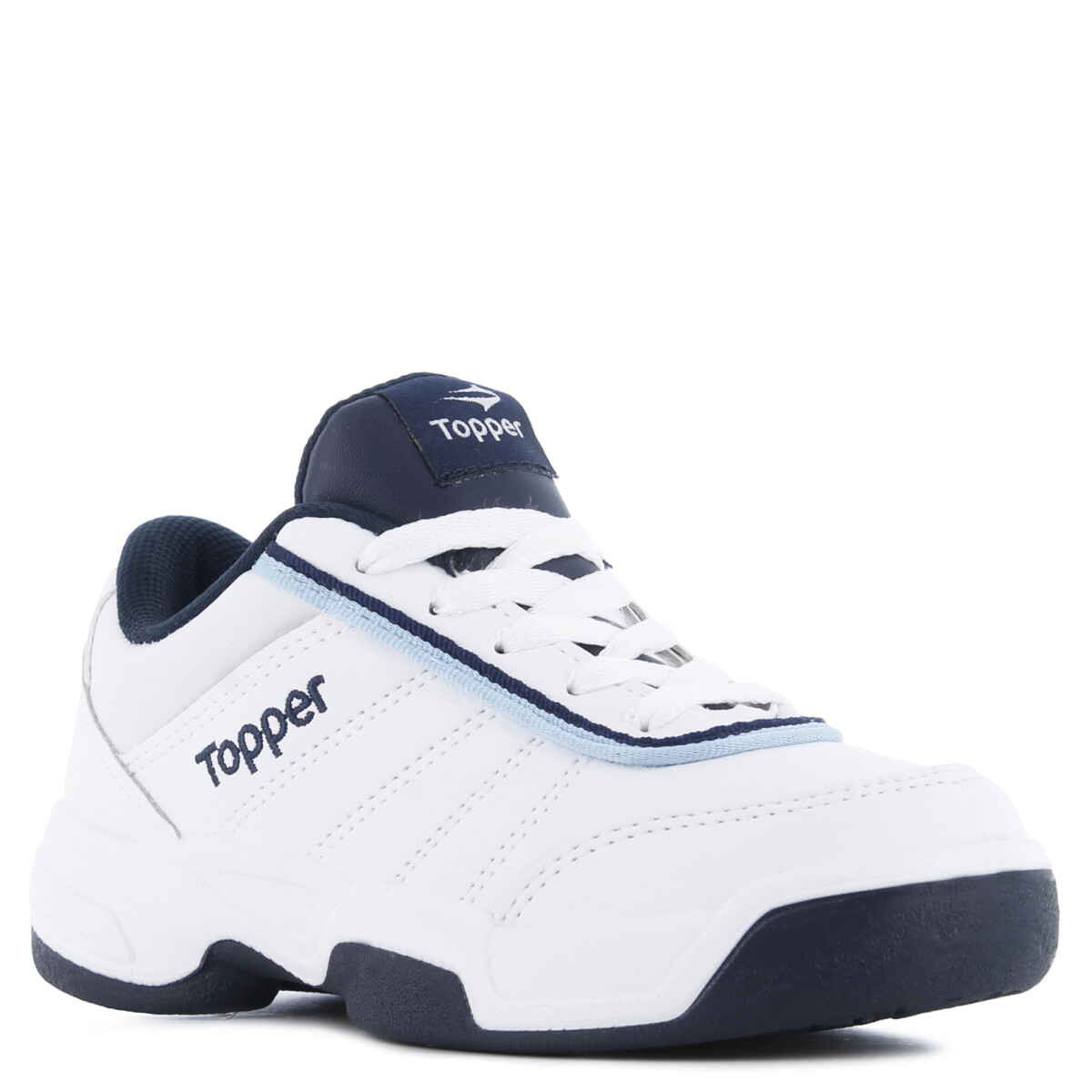 Championes Infantiles Topper Tie Break II Kids - Blanco - Azul 