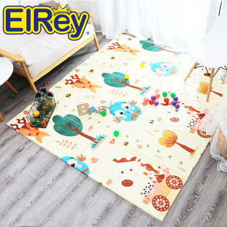 Alfombra Antigolpe 200x180 Colchoneta Plegable Bebé Jug009002-2