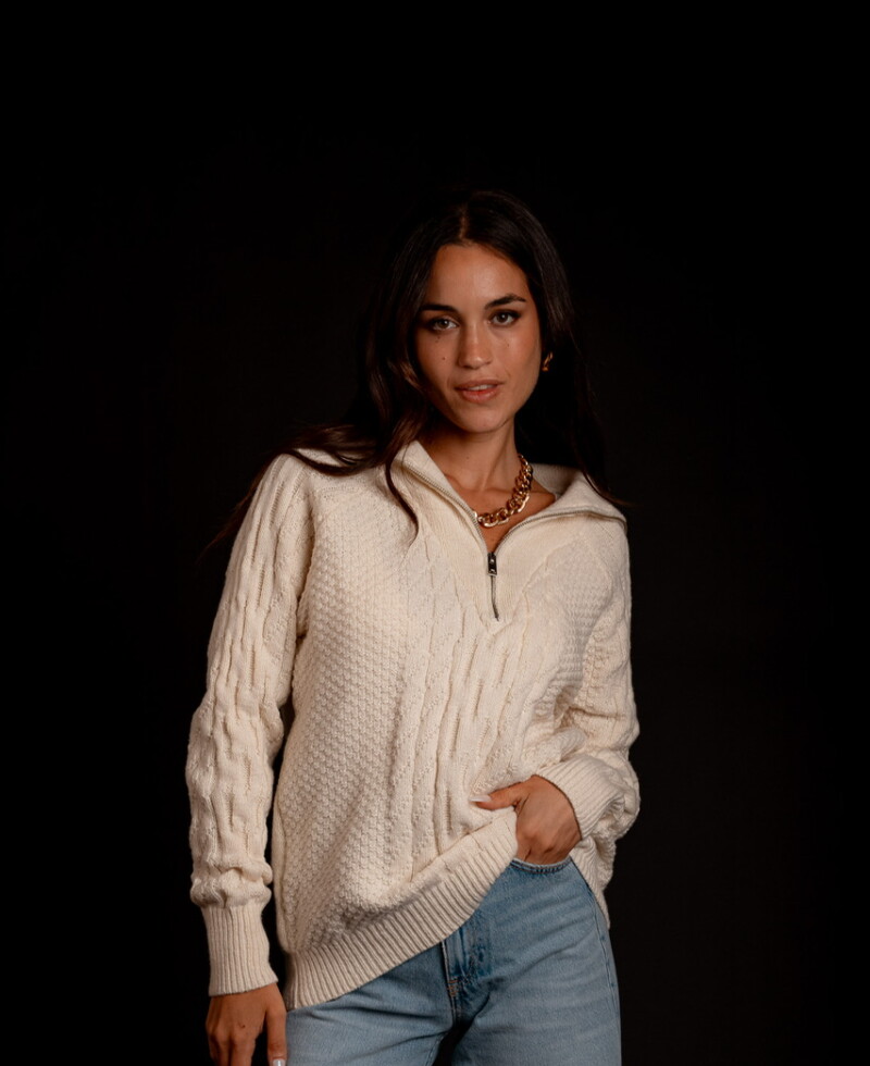 Buzo Camille crema