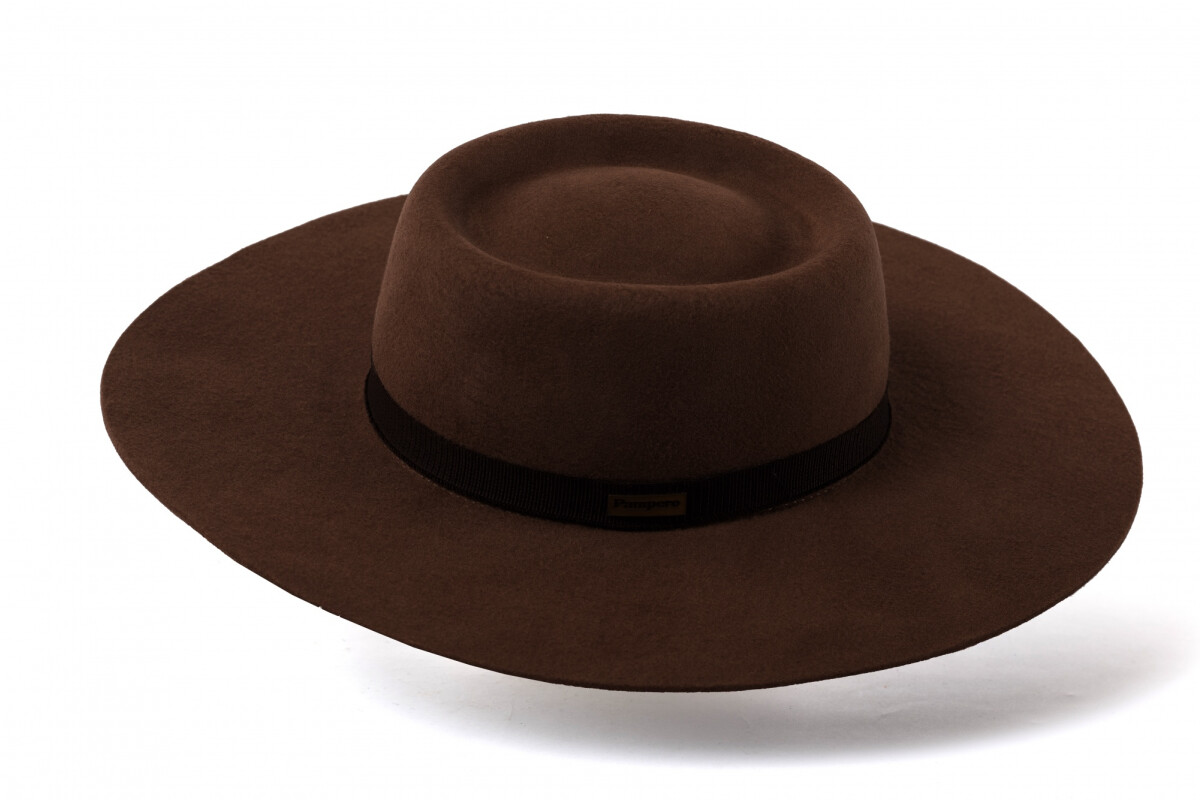 SOMBRERO CAMPERO COPA BAJA Marrón Oscuro