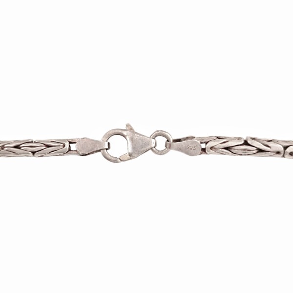 Cadena bizantina - Plata 925 - Sin Piedra - CD3322 Sinpiedra