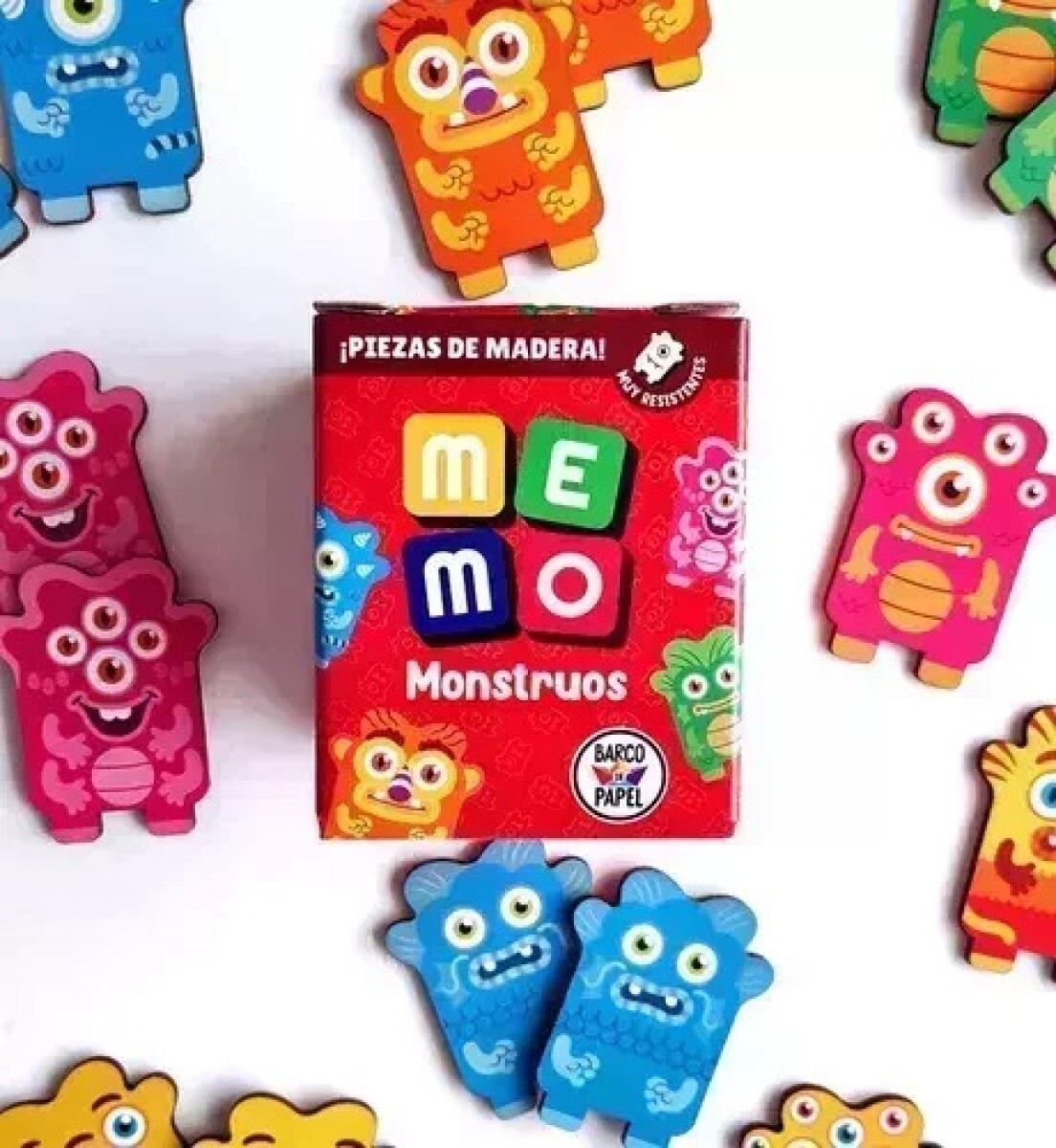 Memo monstruos - Barco de papel 
