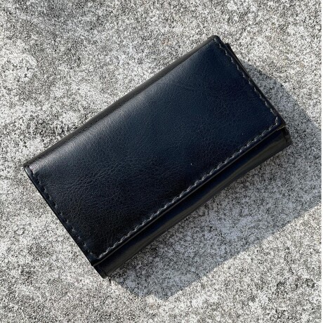 Porta llaves simil cuero Negro