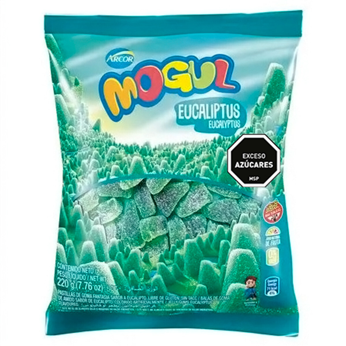 Gelatina Mogul Eucaliptus 220g 